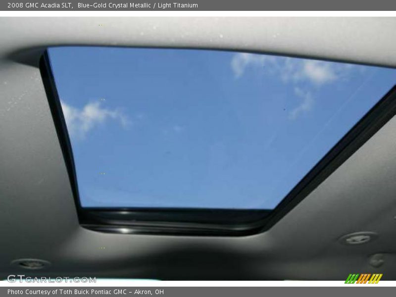 Blue-Gold Crystal Metallic / Light Titanium 2008 GMC Acadia SLT