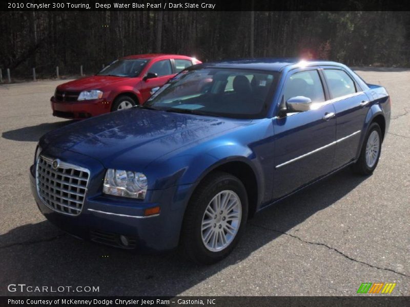 Deep Water Blue Pearl / Dark Slate Gray 2010 Chrysler 300 Touring