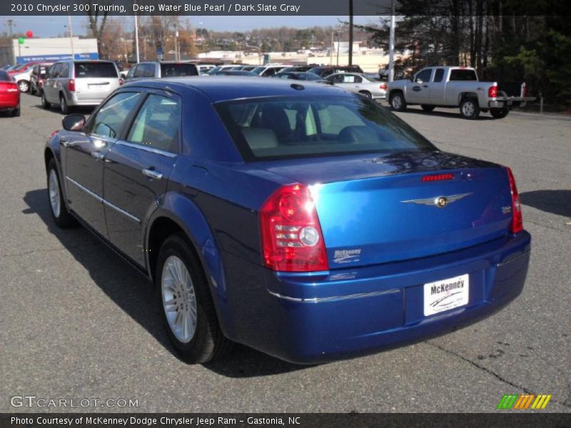 Deep Water Blue Pearl / Dark Slate Gray 2010 Chrysler 300 Touring