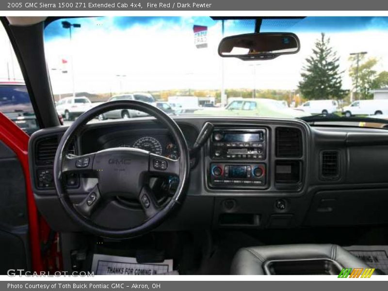 Fire Red / Dark Pewter 2005 GMC Sierra 1500 Z71 Extended Cab 4x4