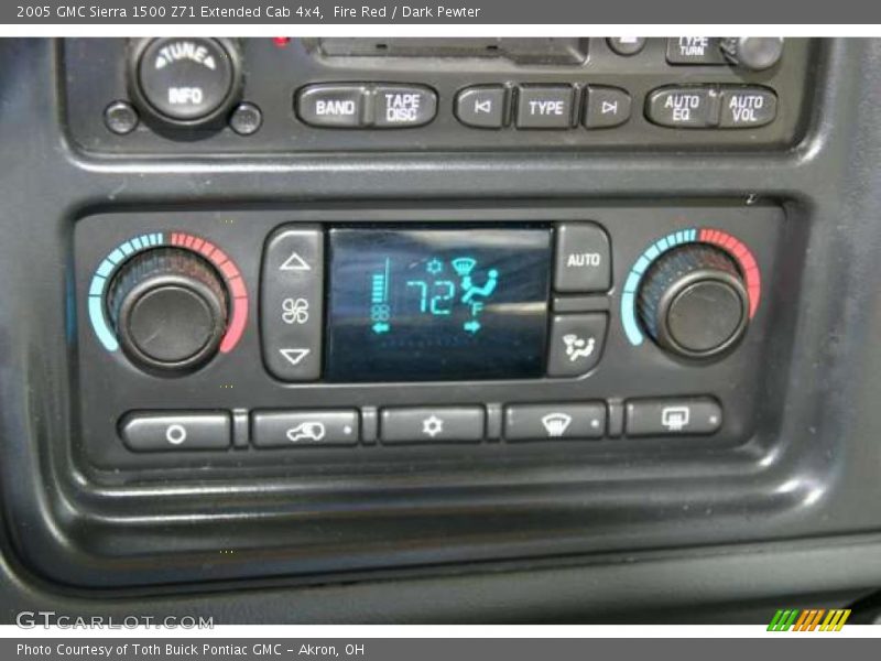 Fire Red / Dark Pewter 2005 GMC Sierra 1500 Z71 Extended Cab 4x4