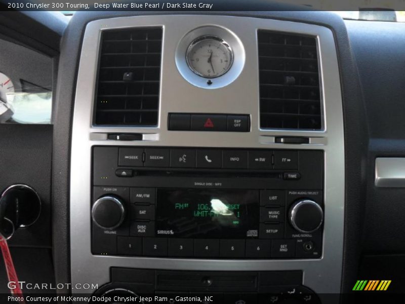 Deep Water Blue Pearl / Dark Slate Gray 2010 Chrysler 300 Touring