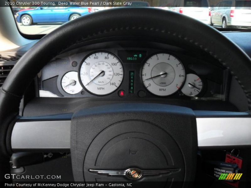 Deep Water Blue Pearl / Dark Slate Gray 2010 Chrysler 300 Touring