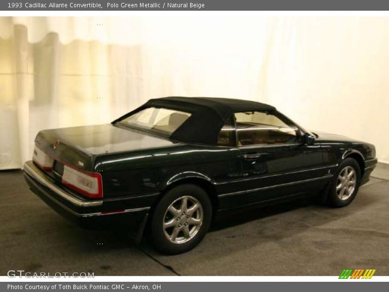 Polo Green Metallic / Natural Beige 1993 Cadillac Allante Convertible