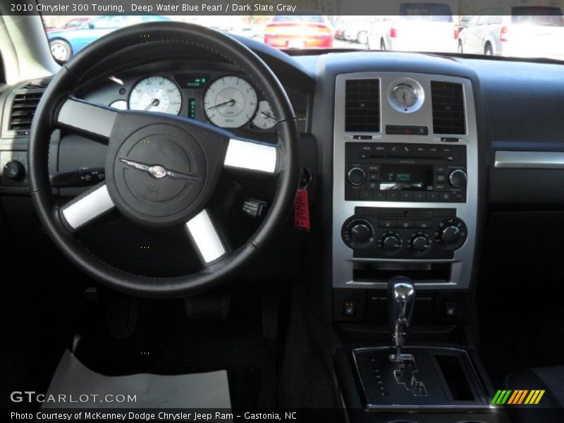 Deep Water Blue Pearl / Dark Slate Gray 2010 Chrysler 300 Touring