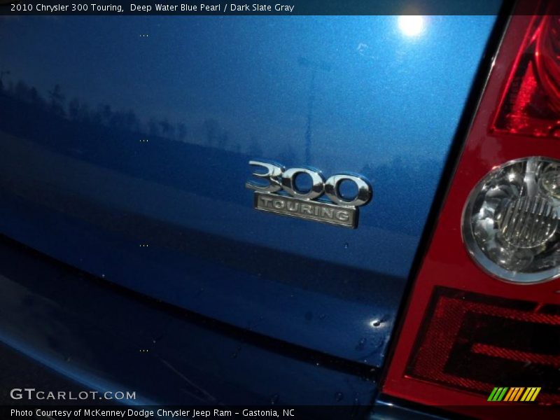 Deep Water Blue Pearl / Dark Slate Gray 2010 Chrysler 300 Touring