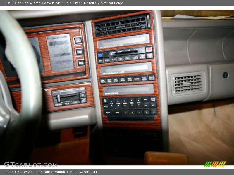 Polo Green Metallic / Natural Beige 1993 Cadillac Allante Convertible