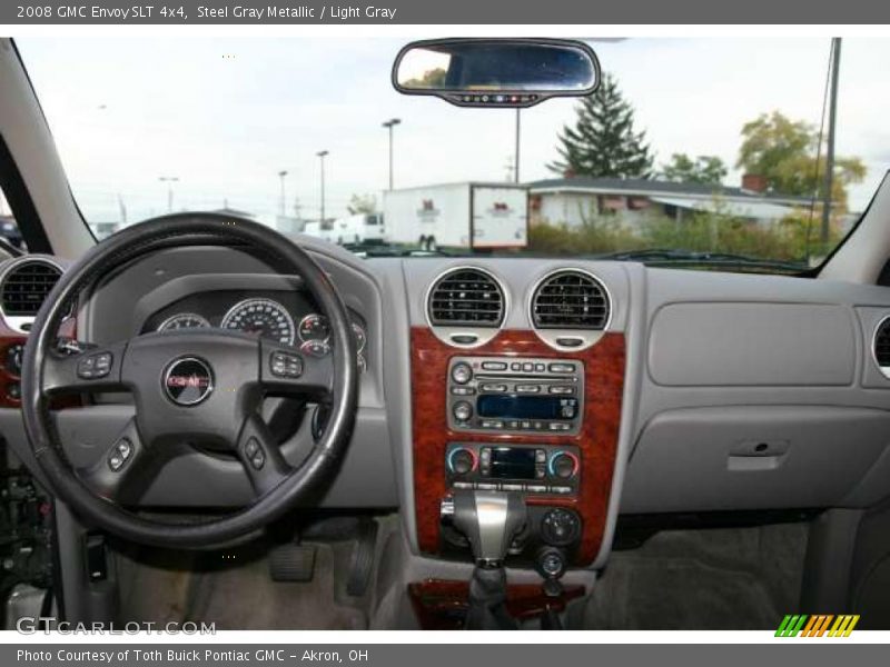 Steel Gray Metallic / Light Gray 2008 GMC Envoy SLT 4x4