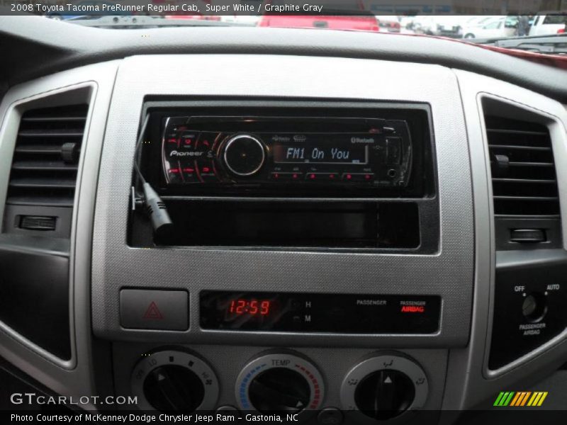 Controls of 2008 Tacoma PreRunner Regular Cab