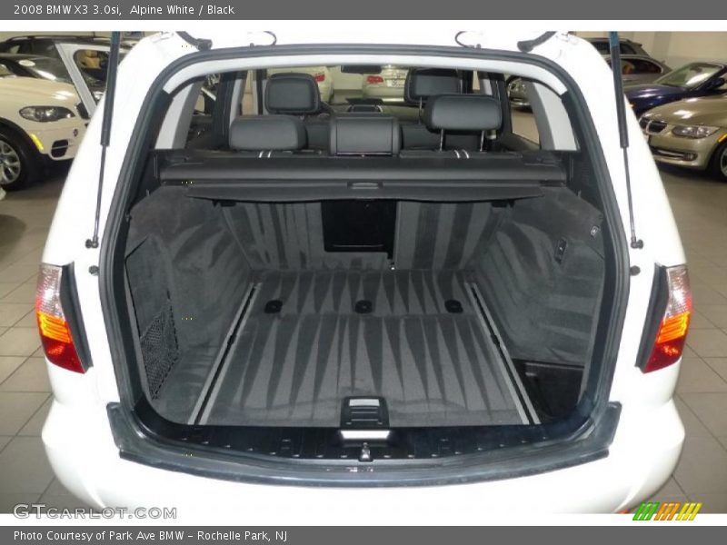 Alpine White / Black 2008 BMW X3 3.0si