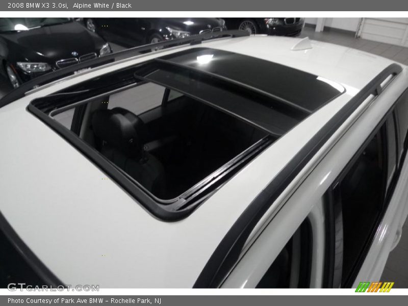 Alpine White / Black 2008 BMW X3 3.0si