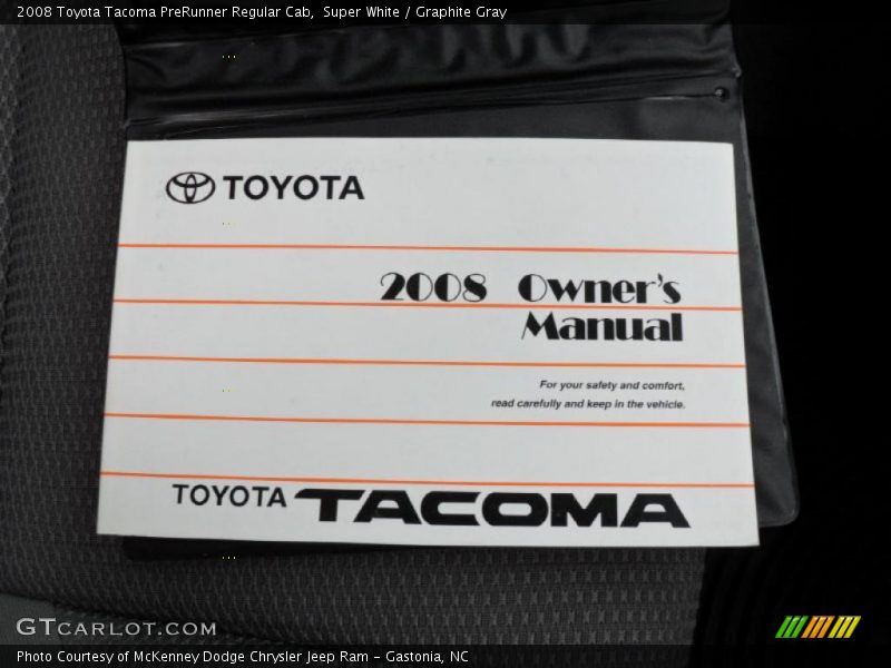 Super White / Graphite Gray 2008 Toyota Tacoma PreRunner Regular Cab