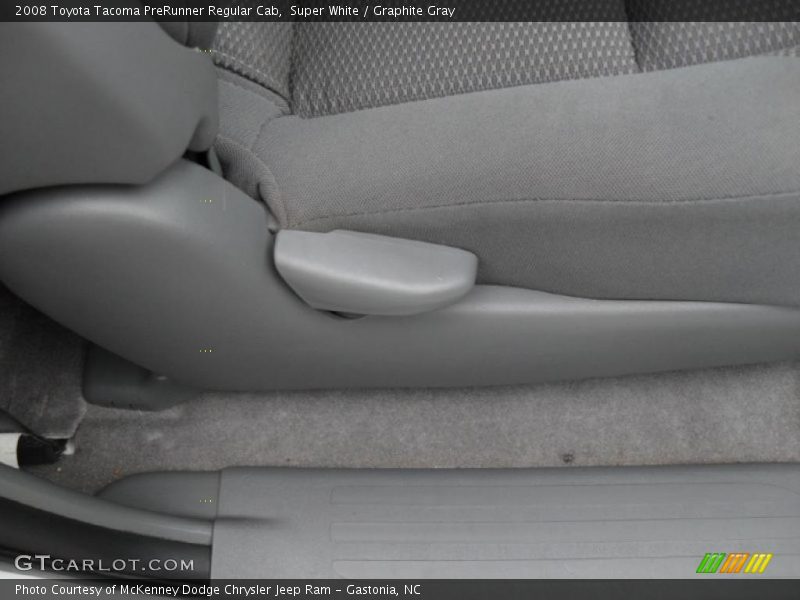 Super White / Graphite Gray 2008 Toyota Tacoma PreRunner Regular Cab
