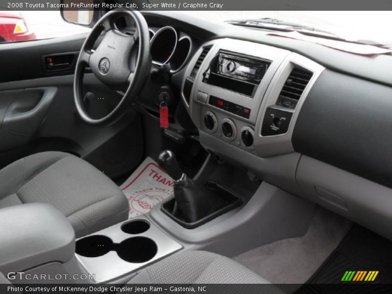  2008 Tacoma PreRunner Regular Cab Graphite Gray Interior