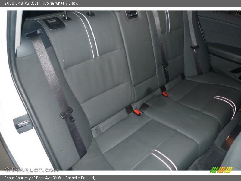 Alpine White / Black 2008 BMW X3 3.0si
