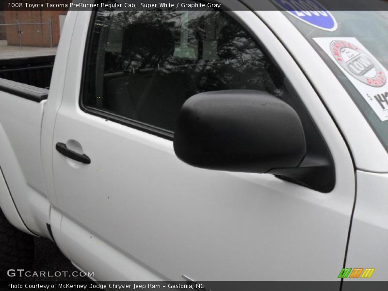 Super White / Graphite Gray 2008 Toyota Tacoma PreRunner Regular Cab