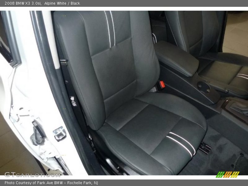 Alpine White / Black 2008 BMW X3 3.0si