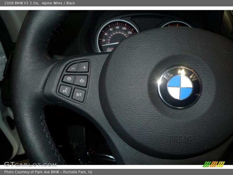 Alpine White / Black 2008 BMW X3 3.0si