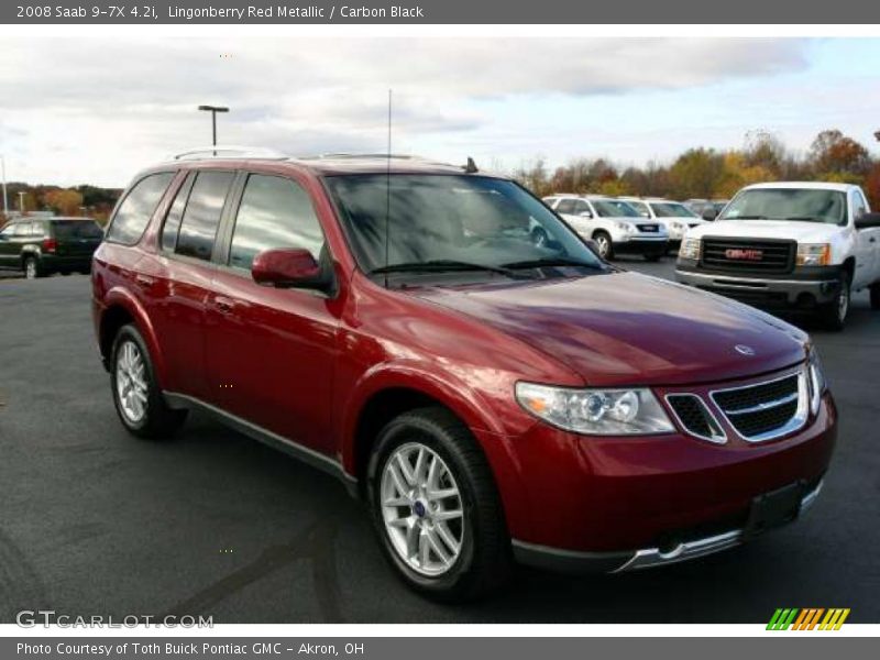 Lingonberry Red Metallic / Carbon Black 2008 Saab 9-7X 4.2i