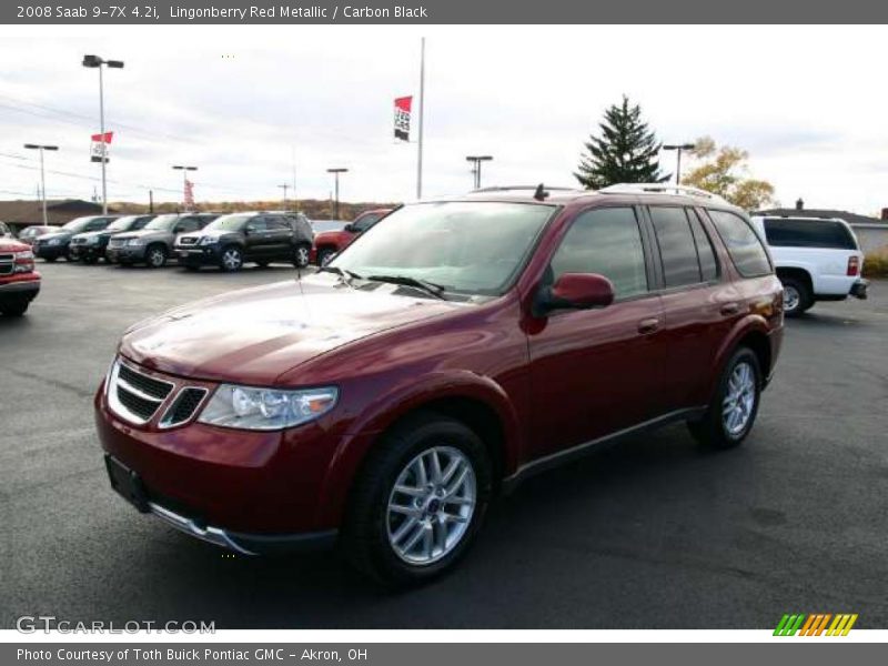 Lingonberry Red Metallic / Carbon Black 2008 Saab 9-7X 4.2i