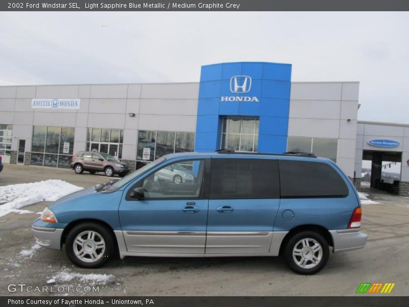 Light Sapphire Blue Metallic / Medium Graphite Grey 2002 Ford Windstar SEL