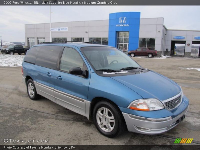 Light Sapphire Blue Metallic / Medium Graphite Grey 2002 Ford Windstar SEL