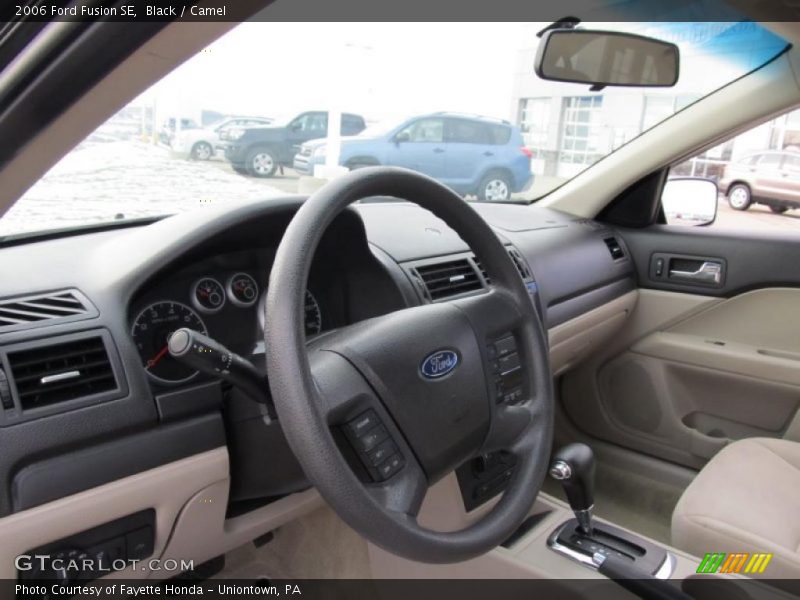 Black / Camel 2006 Ford Fusion SE