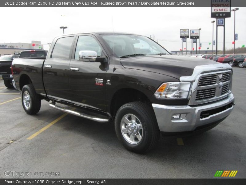 Rugged Brown Pearl / Dark Slate/Medium Graystone 2011 Dodge Ram 2500 HD Big Horn Crew Cab 4x4