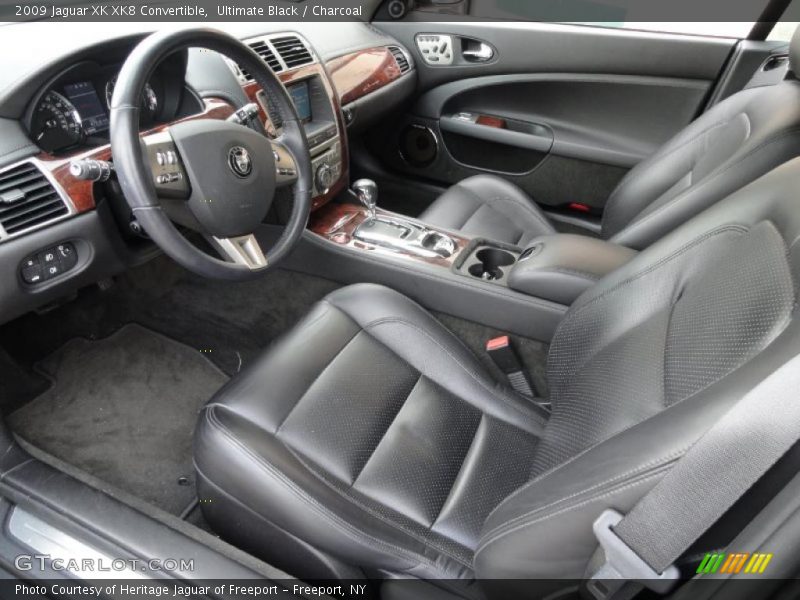Charcoal Interior - 2009 XK XK8 Convertible 