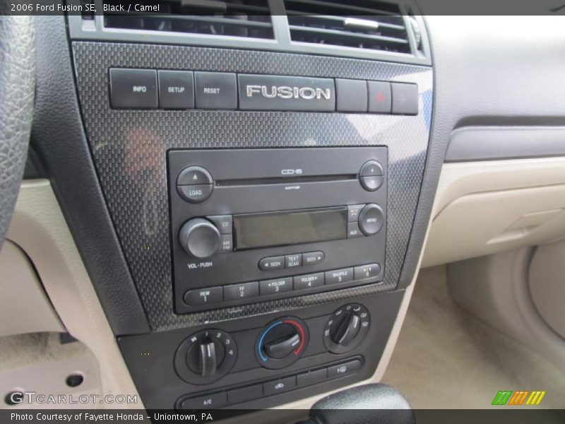 Black / Camel 2006 Ford Fusion SE