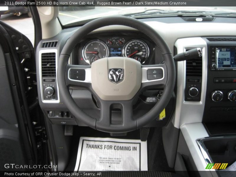 Rugged Brown Pearl / Dark Slate/Medium Graystone 2011 Dodge Ram 2500 HD Big Horn Crew Cab 4x4