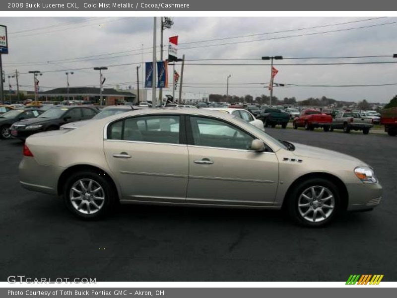 Gold Mist Metallic / Cocoa/Cashmere 2008 Buick Lucerne CXL