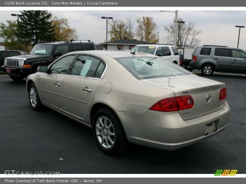 Gold Mist Metallic / Cocoa/Cashmere 2008 Buick Lucerne CXL