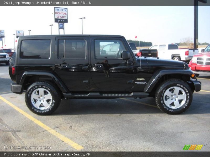 Black / Black 2011 Jeep Wrangler Unlimited Sahara 4x4