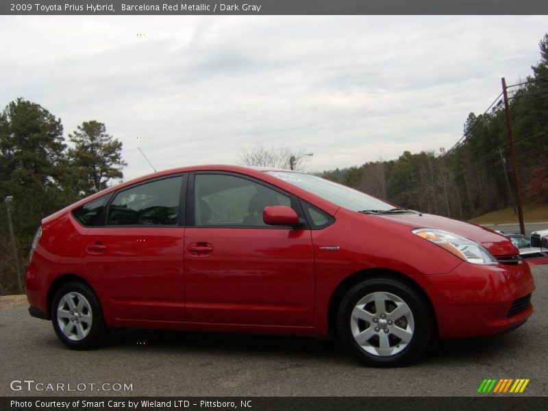 Barcelona Red Metallic / Dark Gray 2009 Toyota Prius Hybrid