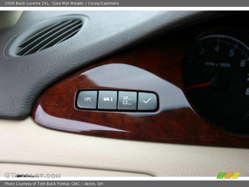 Gold Mist Metallic / Cocoa/Cashmere 2008 Buick Lucerne CXL