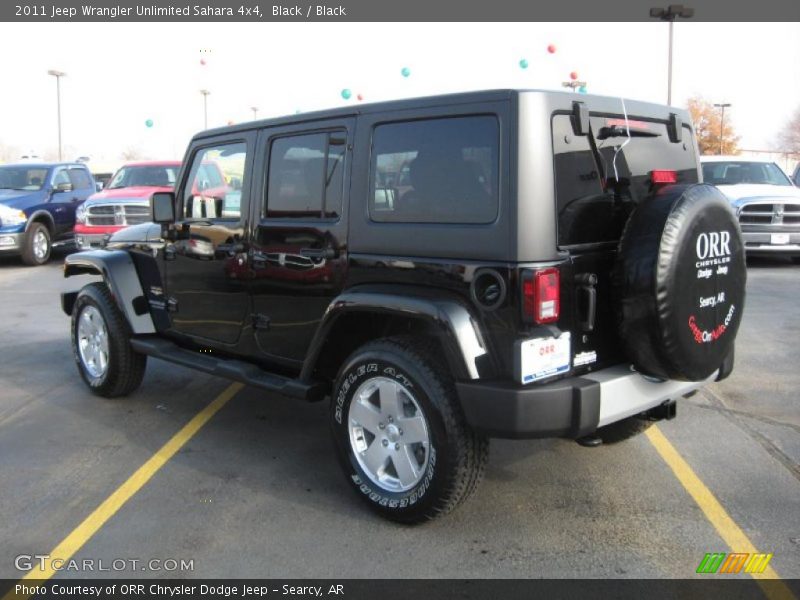 Black / Black 2011 Jeep Wrangler Unlimited Sahara 4x4