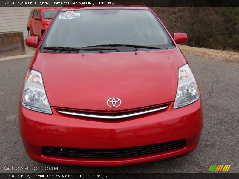 Barcelona Red Metallic / Dark Gray 2009 Toyota Prius Hybrid