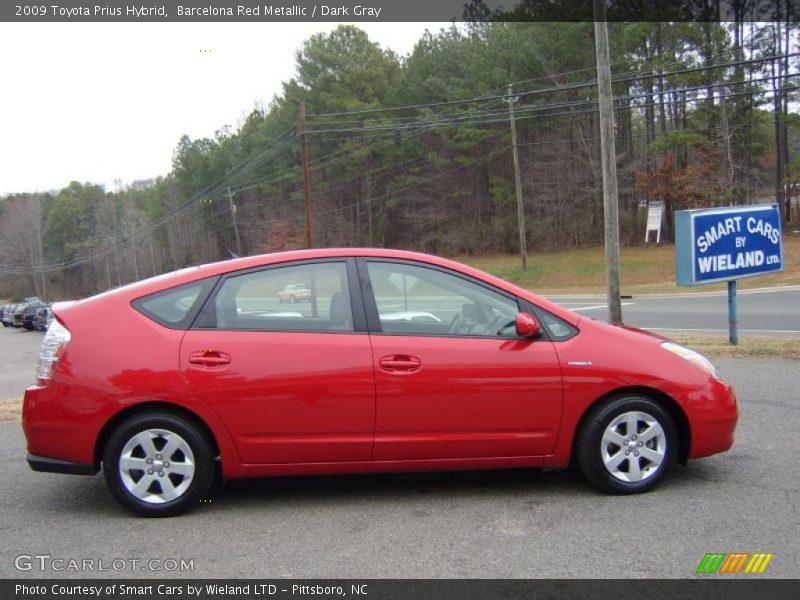 Barcelona Red Metallic / Dark Gray 2009 Toyota Prius Hybrid