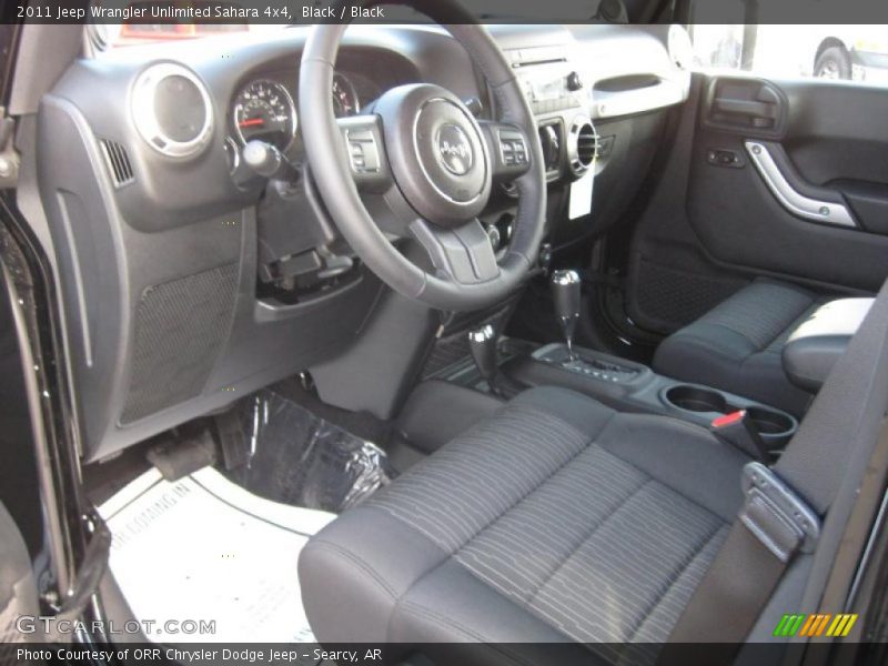 Black / Black 2011 Jeep Wrangler Unlimited Sahara 4x4