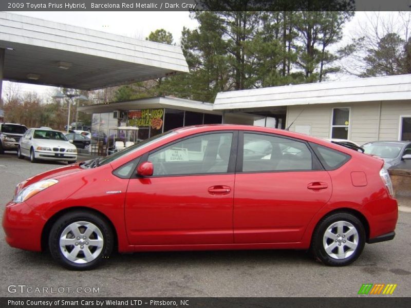 Barcelona Red Metallic / Dark Gray 2009 Toyota Prius Hybrid