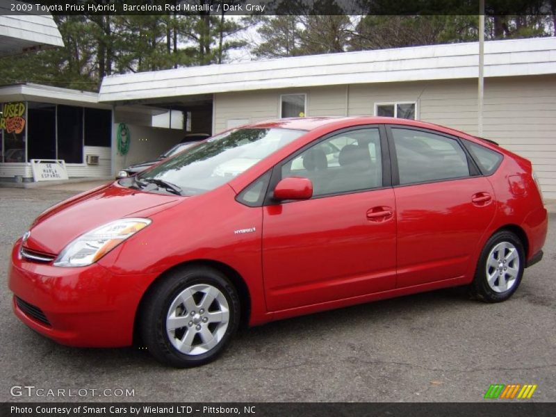 Barcelona Red Metallic / Dark Gray 2009 Toyota Prius Hybrid