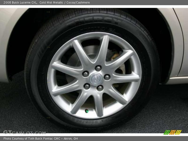 Gold Mist Metallic / Cocoa/Cashmere 2008 Buick Lucerne CXL