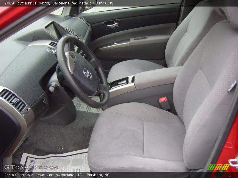 Barcelona Red Metallic / Dark Gray 2009 Toyota Prius Hybrid