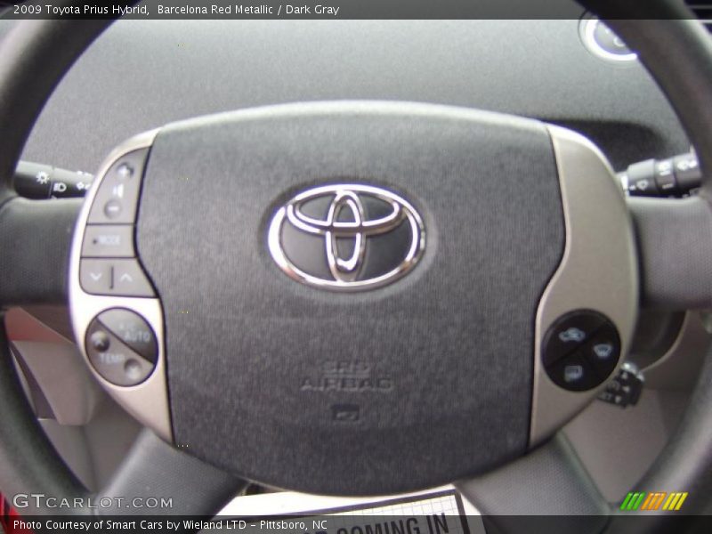 Barcelona Red Metallic / Dark Gray 2009 Toyota Prius Hybrid