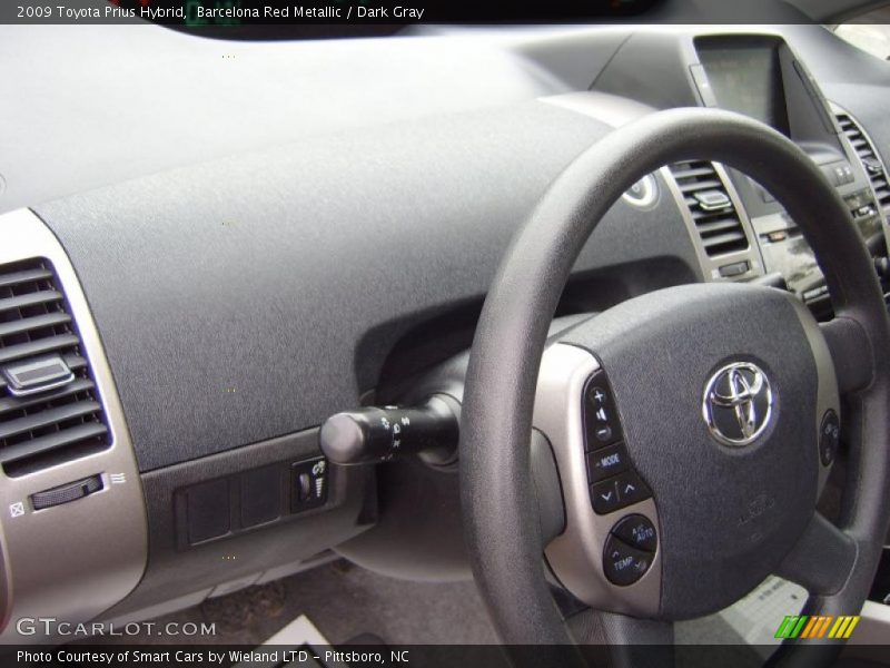 Barcelona Red Metallic / Dark Gray 2009 Toyota Prius Hybrid