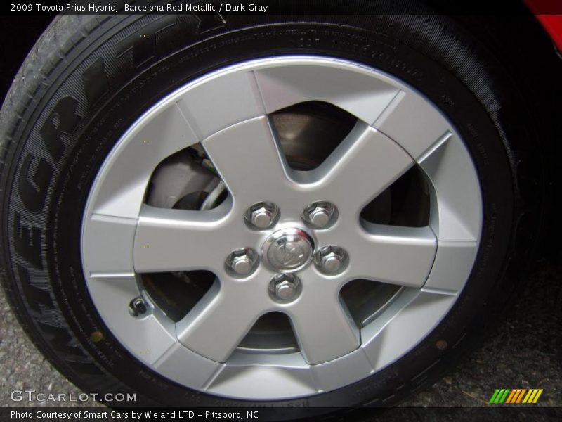 Barcelona Red Metallic / Dark Gray 2009 Toyota Prius Hybrid