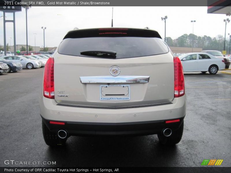 Gold Mist Metallic / Shale/Brownstone 2011 Cadillac SRX FWD