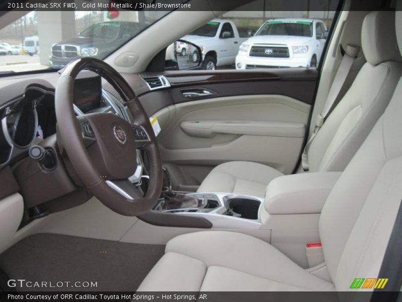 Gold Mist Metallic / Shale/Brownstone 2011 Cadillac SRX FWD