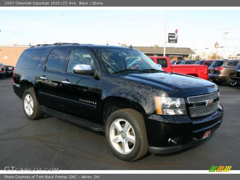 Black / Ebony 2007 Chevrolet Suburban 1500 LTZ 4x4